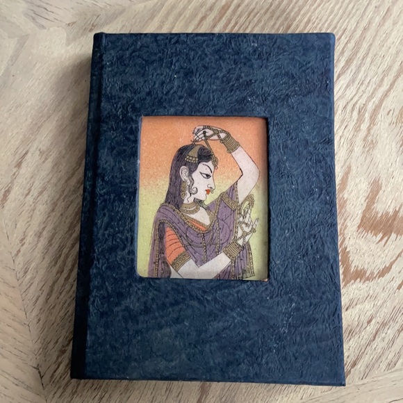 New Unused Crushed Gemstone Stationary Office Set gift Notepad Address Book - Picture 7 of 16